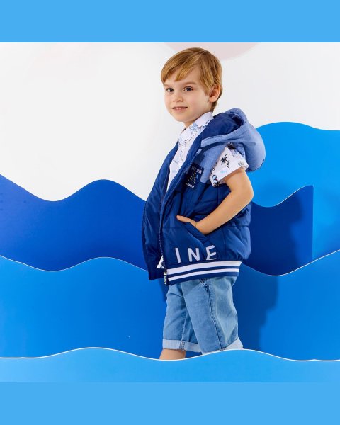 Vest jacket with embroidery (12 months-5 years)