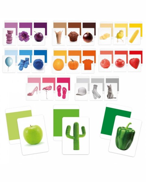 Toy HEADU learning cards - Colors (2-5 years)