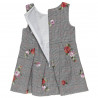 Dress with embroidered flowers (2-5 years)