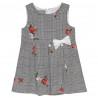 Dress with embroidered flowers (2-5 years)