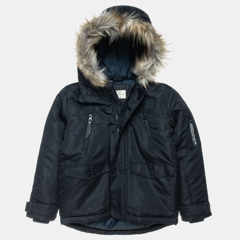 Jacket water resistant with removable fur (2-5 years)