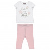 Set Five Star blouse with Foil print and leggings (12 months-5 years)