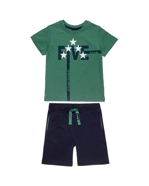 Set Five Star blouse with print and pants (12 months-5 years)
