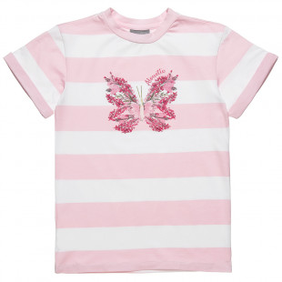 Blouse dress with a butterfly on it (6-12 years)