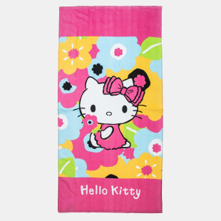 Πετσέτα θαλάσσης Hello Kitty 70x140εκ.