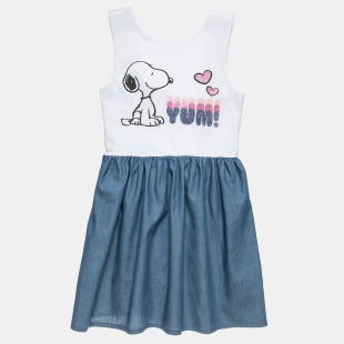 Φόρεμα Snoopy με άνοιγμα στην πλάτη (6-14 ετών)