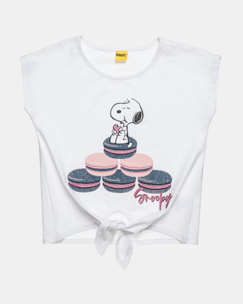 Μπλούζα Snoopy με δέσιμο μπροστά (6-14 ετών)