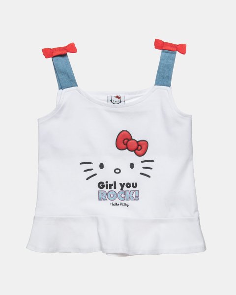 Top Hello Kitty with bows (18 months-5 years)