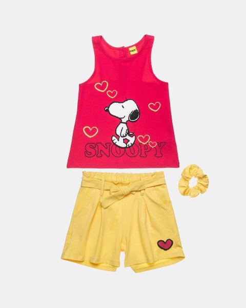 Set Snoopy with embossed print (12 months-5 years)