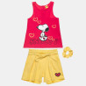 Set Snoopy with embossed print (12 months-5 years)