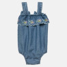 Babygrow denim with embroidery (1-12 months)