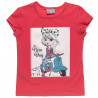 Μπλούζα με στάμπα και παγιέτα (6-14 ετών)