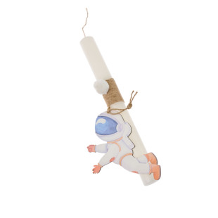 Easter Candle Make-A-Wish astronaut