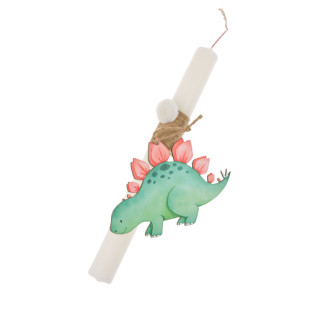 Easter Candle Make-A-Wish dinosaur