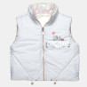 Double sided vest jacket with metallic effect (6-14 years)