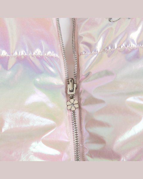 Double sided vest jacket with metallic effect (6-14 years)
