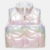 Double sided vest jacket with metallic effect (6-14 years)