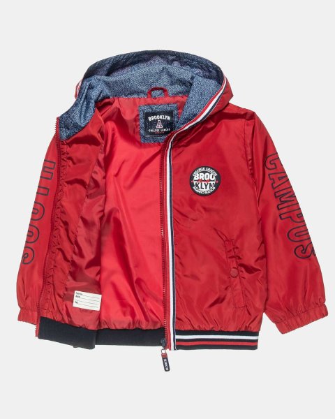 Jacket with patch and embossed print (6-14 years)