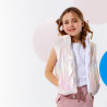 Double sided vest jacket with metallic effect (6-14 years)