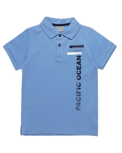 Μπλούζα polo με τύπωμα (12 μηνών-5 ετών)