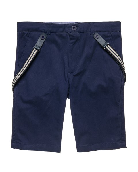 Bermuda with detachable braces (12 months-5 years)