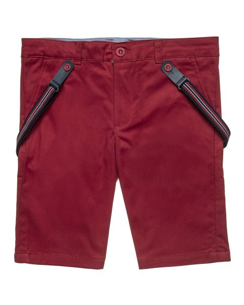 Bermuda with detachable braces (12 months-5 years)