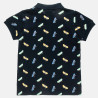 T-Shirt polo with skateboards pattern (12 months-5 years)