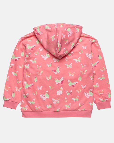 Hoodie with butterfies pattern (2-5 years)