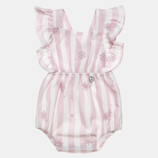 Babygrow with ruffles and embroidery (1-12 months)