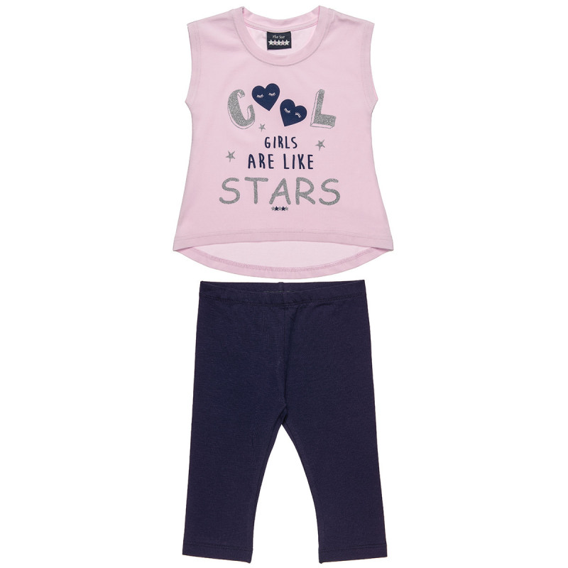 Set Five Star blouse with leggings (!2 months-5 years)