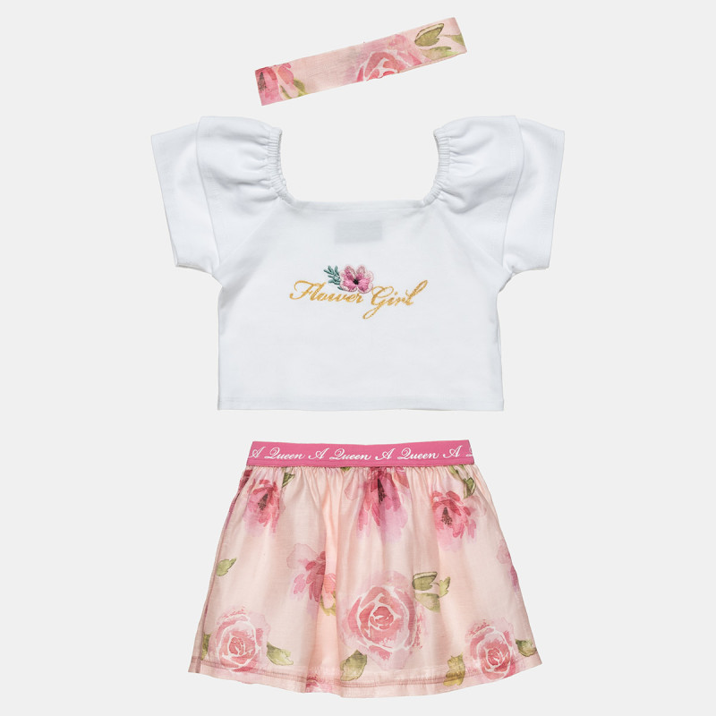Set with embroidery and headband (18 months-5 years)