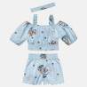 Set with embroidery and balloon sleeve (18 months-5 years)