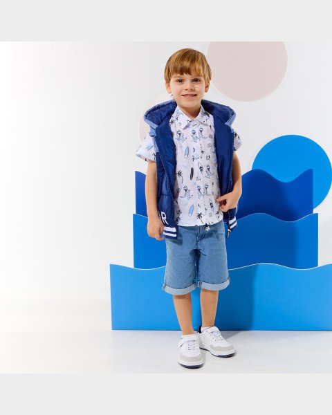 Shirt with surf pattern (12 months-5 years)