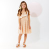 Dress with cutwork embroidery (6-16 years)