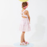 Dress with embroidery and open back (12 months-5 years)