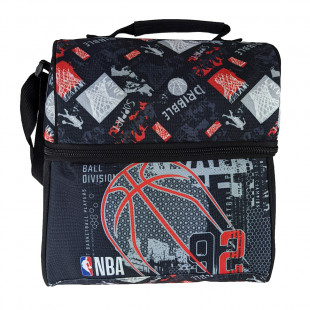 Lunch bag NBA Red-Black Ball