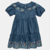 Denim dress with embroidery (12 months-5 years)