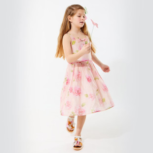 Φόρεμα με λουλουδάτο μοτίβο (6-16 ετών)