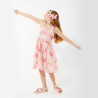 Dress with floral pattern (6-16 years)