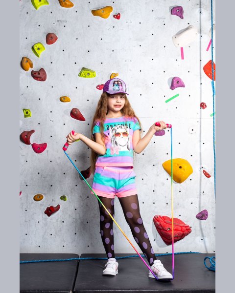 Shorts with glitter effect (6-16 years)