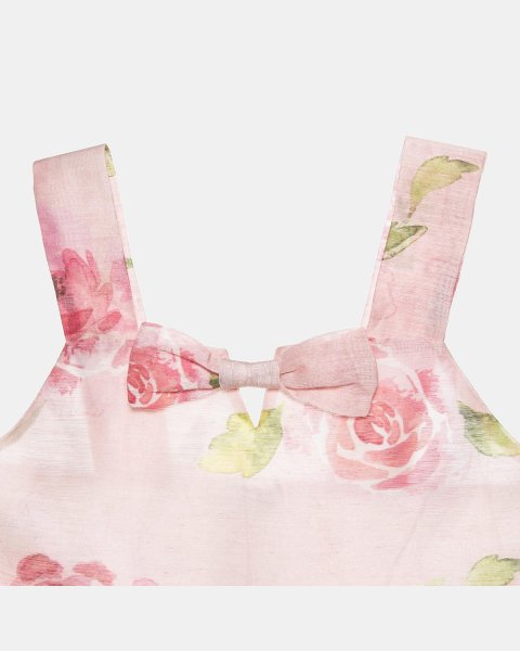 Dress with floral pattern (6-16 years)