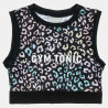 Crop top Gym Tonic with embossed print (6-16 years)