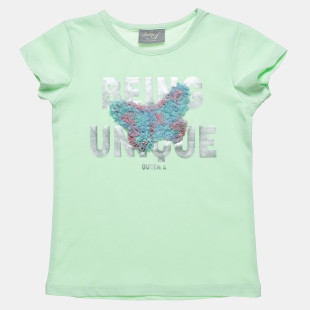 Top with embossed design (6-16 years)