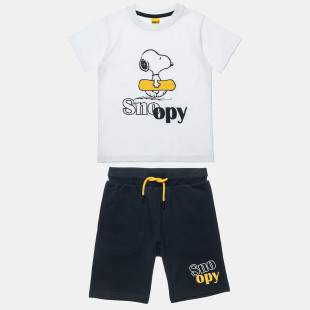 Σετ Snoopy με ανάγλυφο τύπωμα (12 μηνών-5 ετών)