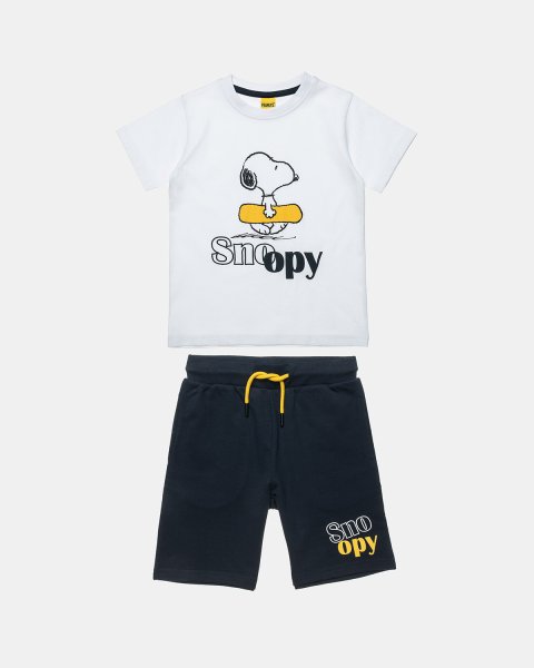 Set Snoopy with embossed print (12 months-5 years)