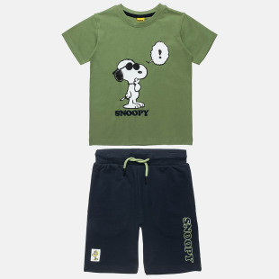 Set Snoopy with embossed print (12 months-5 years)