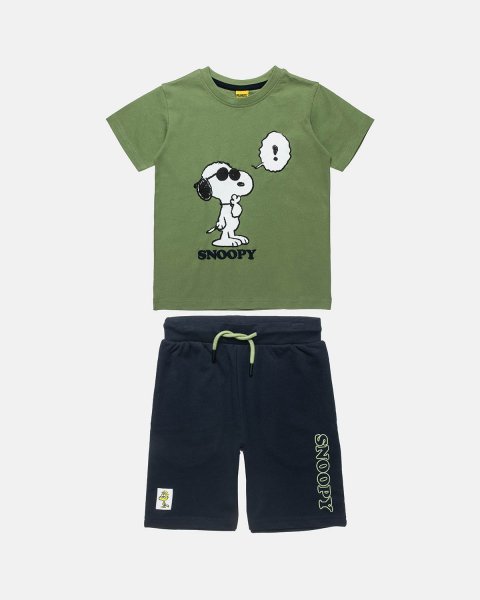 Set Snoopy with embossed print (12 months-5 years)
