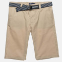 Shorts chinos with belt (6-16 years)