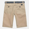 Shorts chinos with belt (6-16 years)