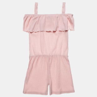 Playsuit with waffle texture (6-14 years)